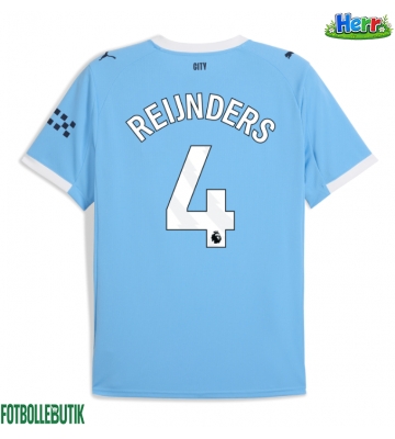 Manchester City Tijjani Reijnders #4 Hemmatröja 2025-26 Kortärmad